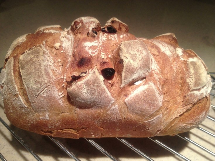 Dried Fruit Bread with Natural Yeast